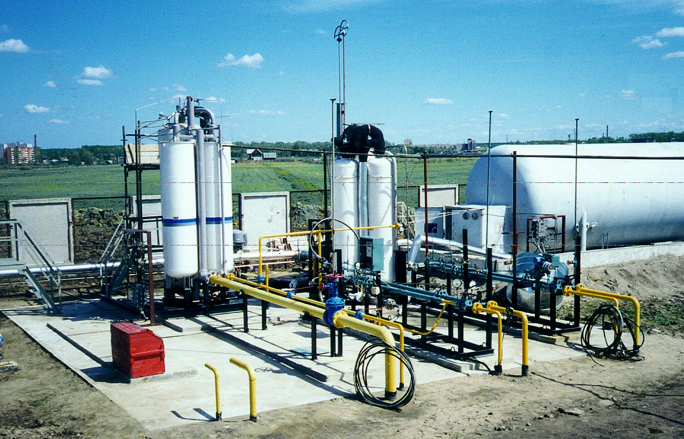 Экспериментальный комплекс сжижения природного газа на ГРС Никольское